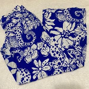 Lilly Pulitzer pants navy and white size extra small PALAZO PANTS